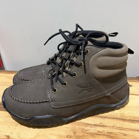 Kuru Quest Men\'s Brown Leather Ankle Lace Up Camp Hiking Boots mens 10.5 A 60 main image 5